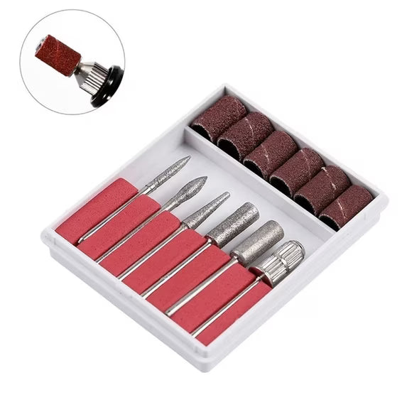 6 Pcs Nail Drill Bits Set