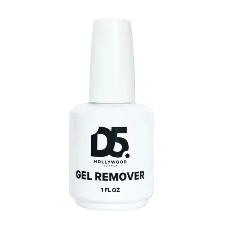 D5 GEL REMOVER - Removedor de Gel para Uñas Saludable y de Rápida Remoción 1 fl.oz