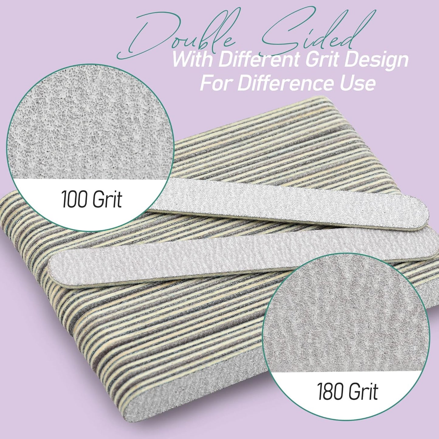 Nail Files Double square 80/80