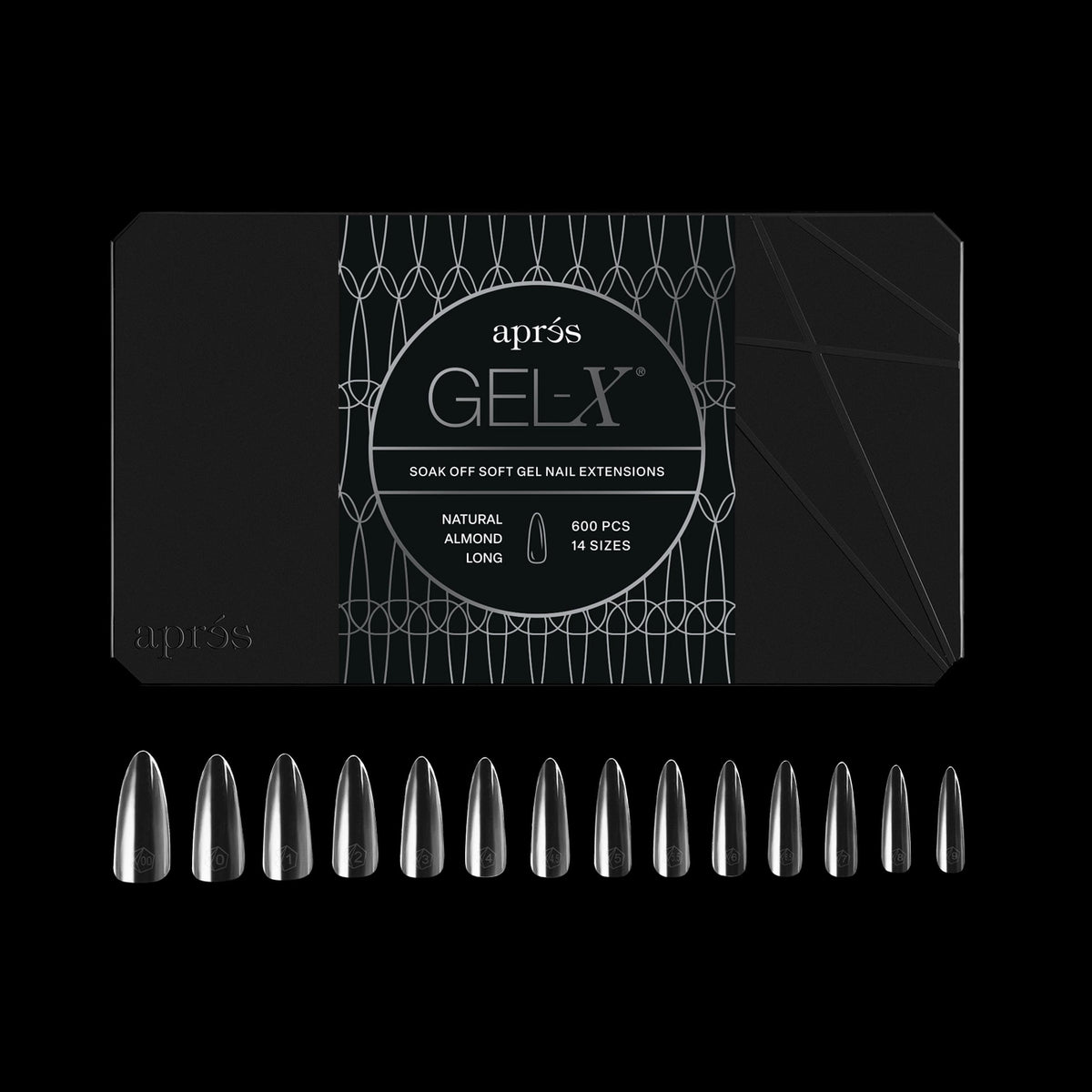 Puntas de gel suave Apres Gel-X - Almendra L