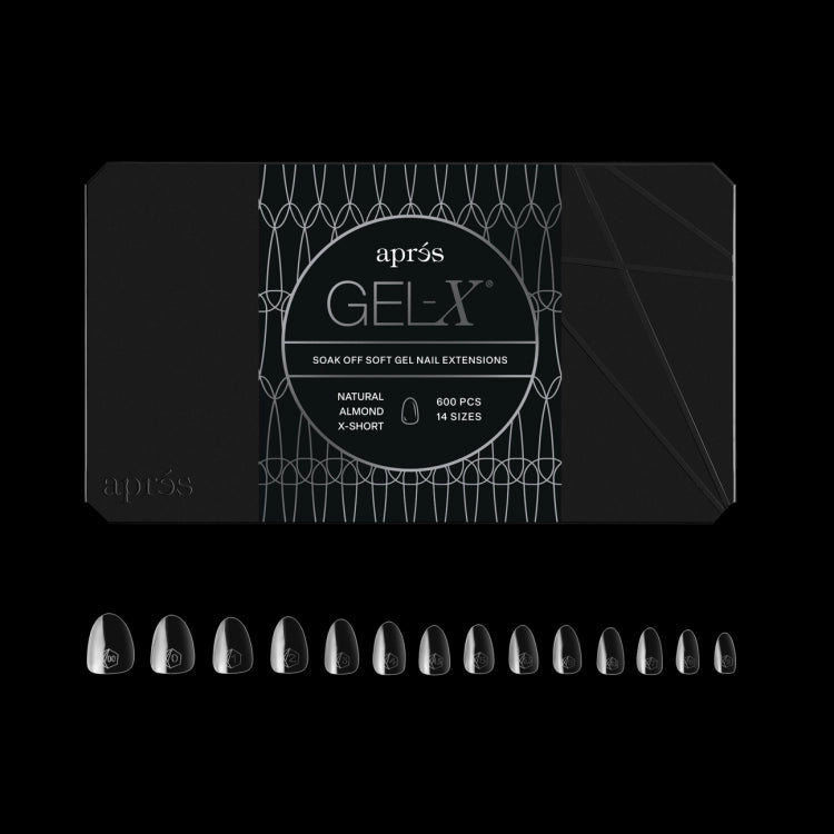 Puntas de gel suave Apres Gel-X - Almendra XS