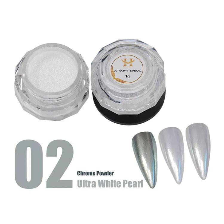 02 Ultra White Pearl Chrome