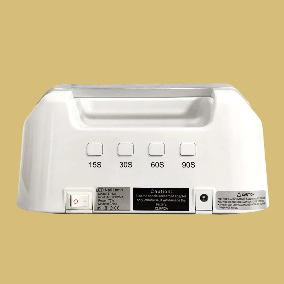 Queen Professional Cordless UV/LED Nail Lamp (72w)