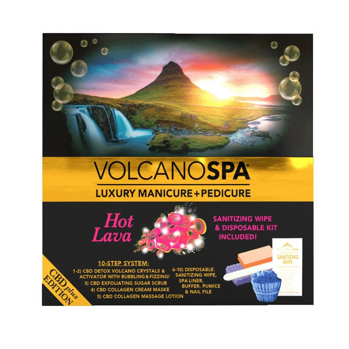 LA PALM VOLCANOSPA CBD+ Pedicure Kit (6 Steps)
