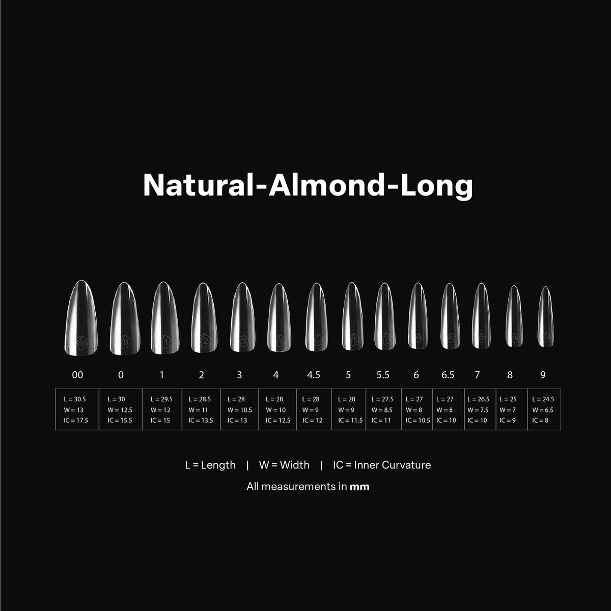 Puntas de gel suave Apres Gel-X - Almendra L