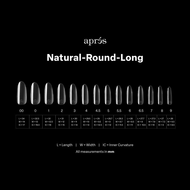 Puntas de gel suave Apres Gel-X - Redondas L