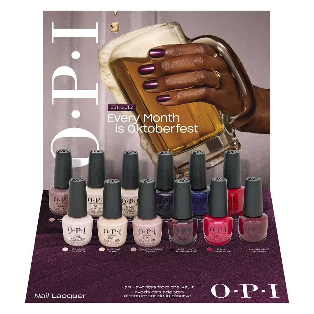 OPI "OPI's Most Requested Fall 2026" Nail Lacquer Collection (12 Colors) + Free Display + Free Sample (Copy)