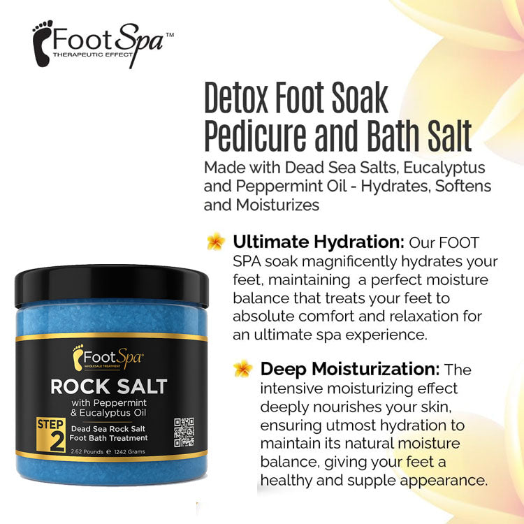 Foot Spa Step 2 - Pedicure Rock Salt (2.62lbs)