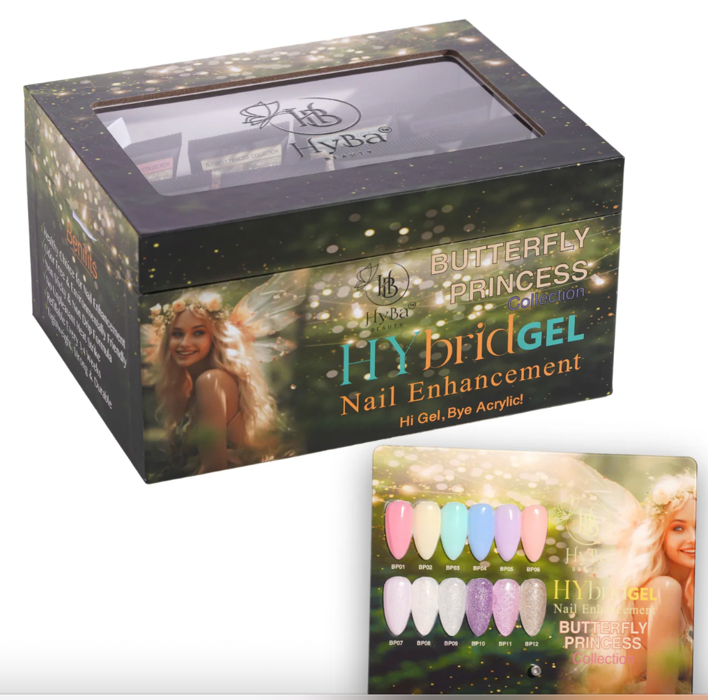 HyGEL™ Hybrid Gel Nail System - #7 BUTTERFLY PRINCESS Collection