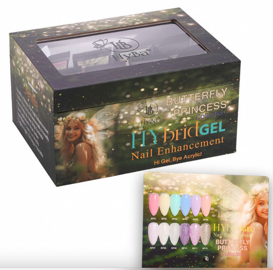 HyGEL™ Hybrid Gel Nail System - #7 BUTTERFLY PRINCESS Collection