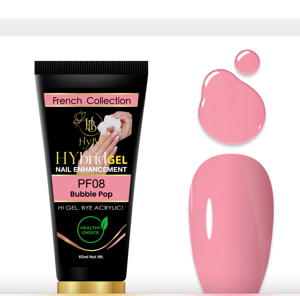 Hybrid Gel - HyGEL 60ml / PFO8 - Bubble Pop Pink