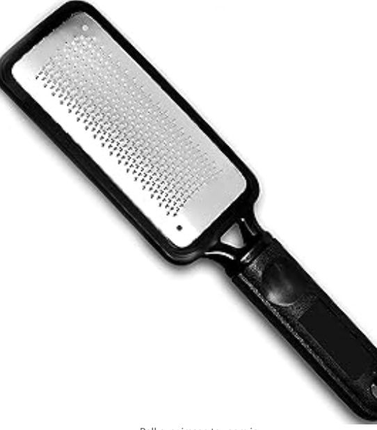 Lima para pies y pedicura de acero inoxidable de primera calidad, elimina callos y piel muerta.