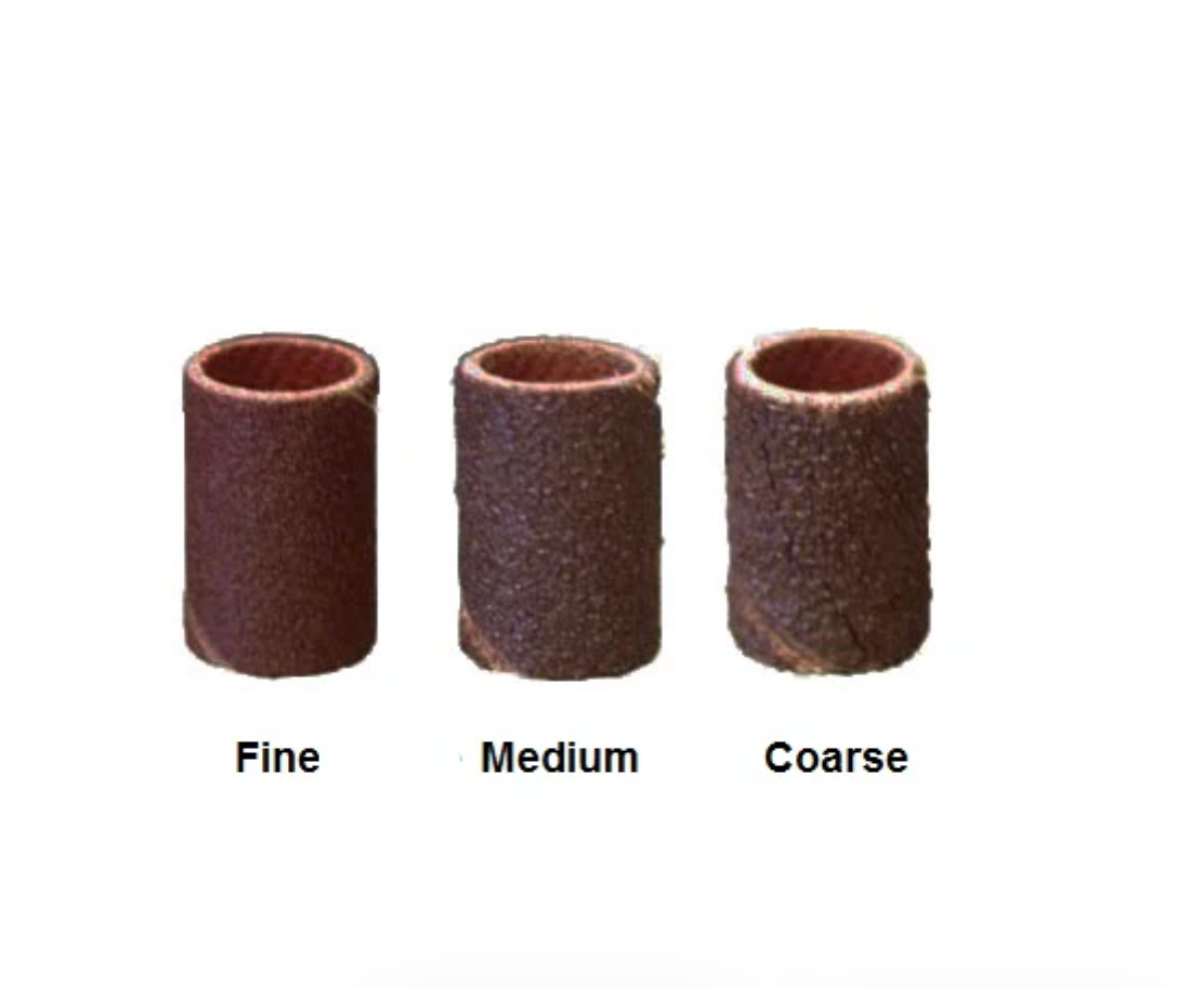 Milken Brown Sanding Band - Coarse 80/Medium 150/Fine 240 Grit 200ct