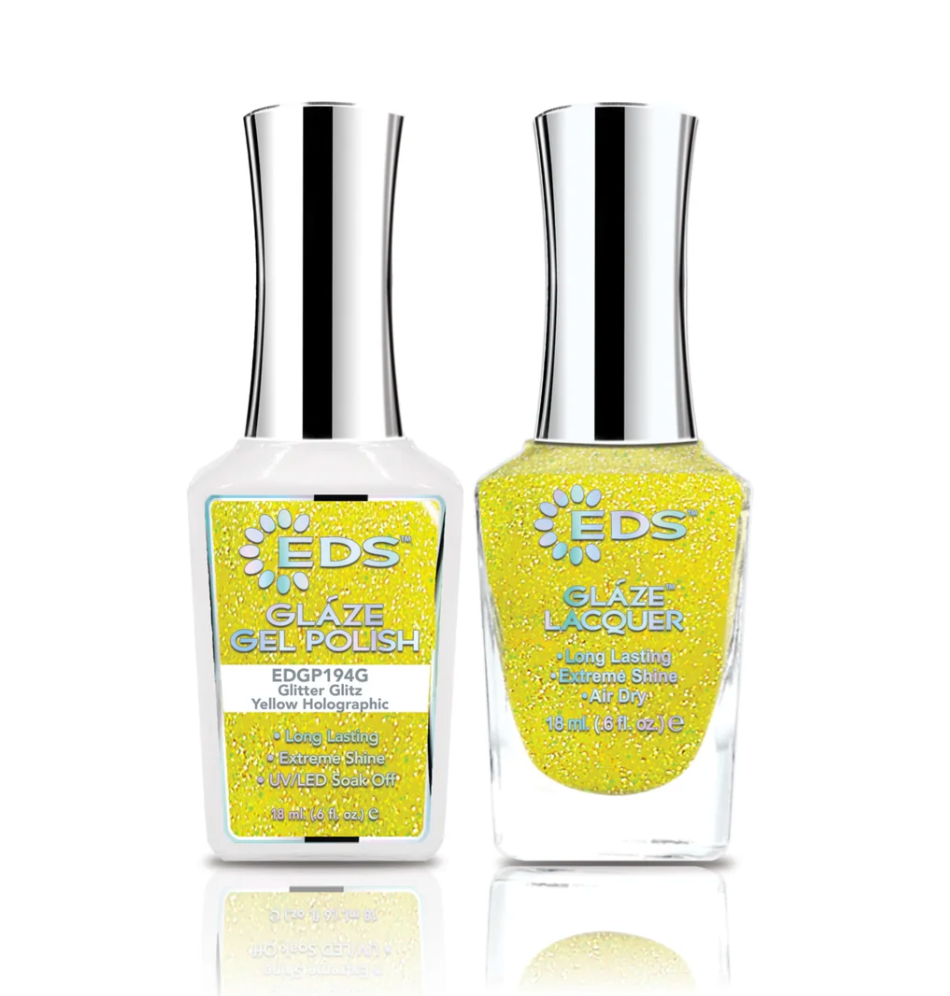 194 Glitter Glitz - Yellow Holographic