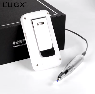 Taladro de uñas portátil recargable eléctrico inalámbrico de acrílico de 35000 rpm LUGX