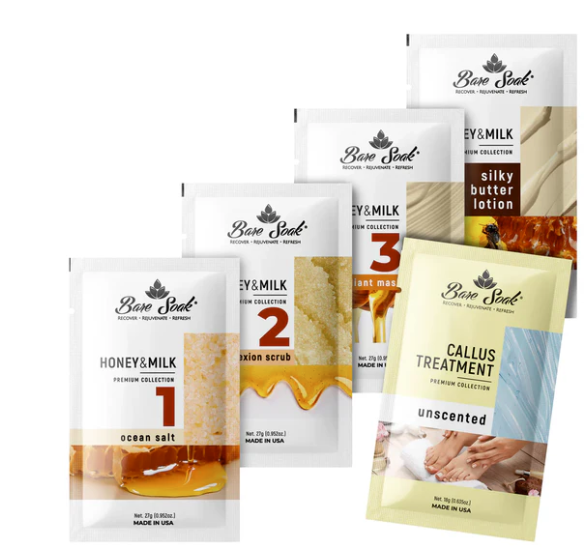 Nurevolution Bare Soak 5 Step - Honey & Milk