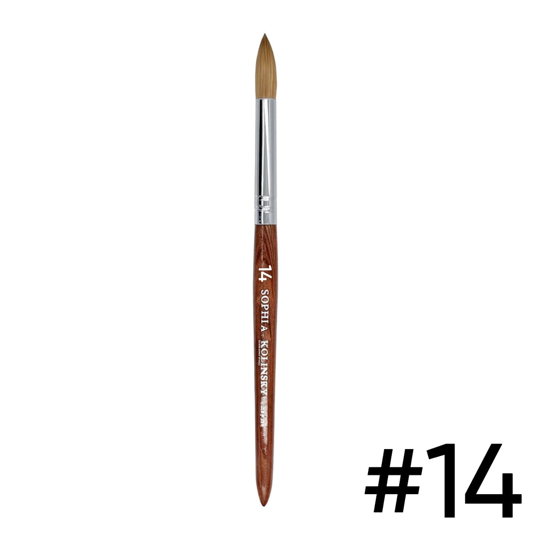 Sophia Kolinsky Professional Acrylic Brush – Size 14
