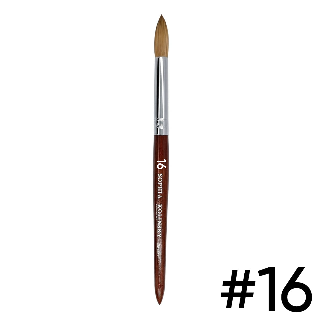 Sophia Kolinsky Professional Acrylic Brush – Size 16