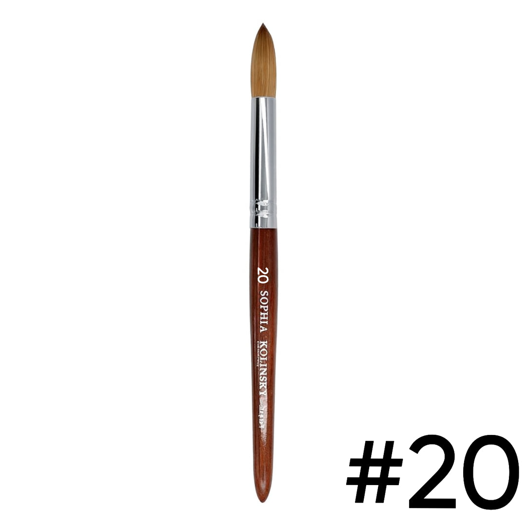 Sophia Kolinsky Professional Acrylic Brush – Size 20
