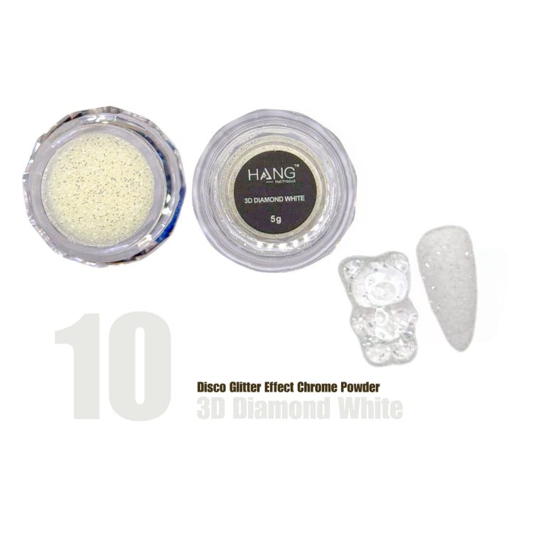 10 3D Diamond White