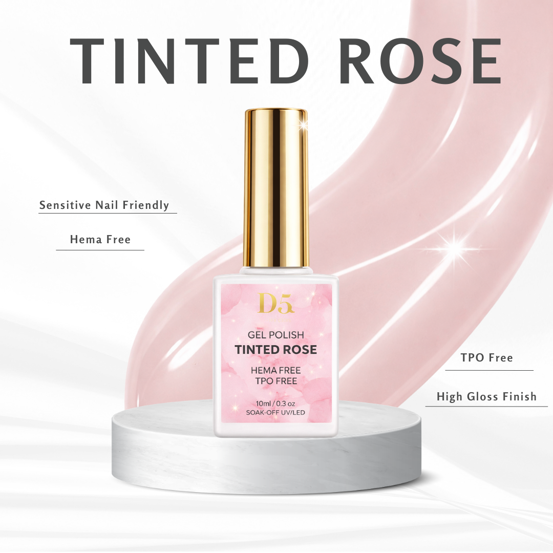 D5 GEL TINTE ROSA 0.5 oz - Libre de HEMA/TPO