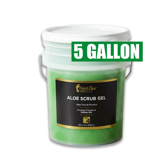 Foot Spa Aloe Vera Scrub Gel (5 Gallon/Pail)