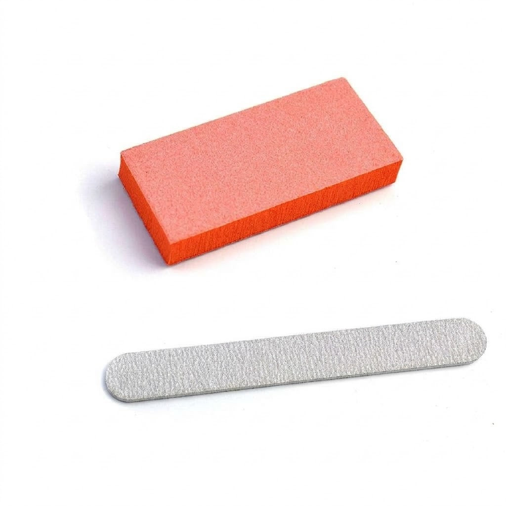 Kit de pedicura desechable (lima, pulidor, palito de naranjo y piedra pómez)