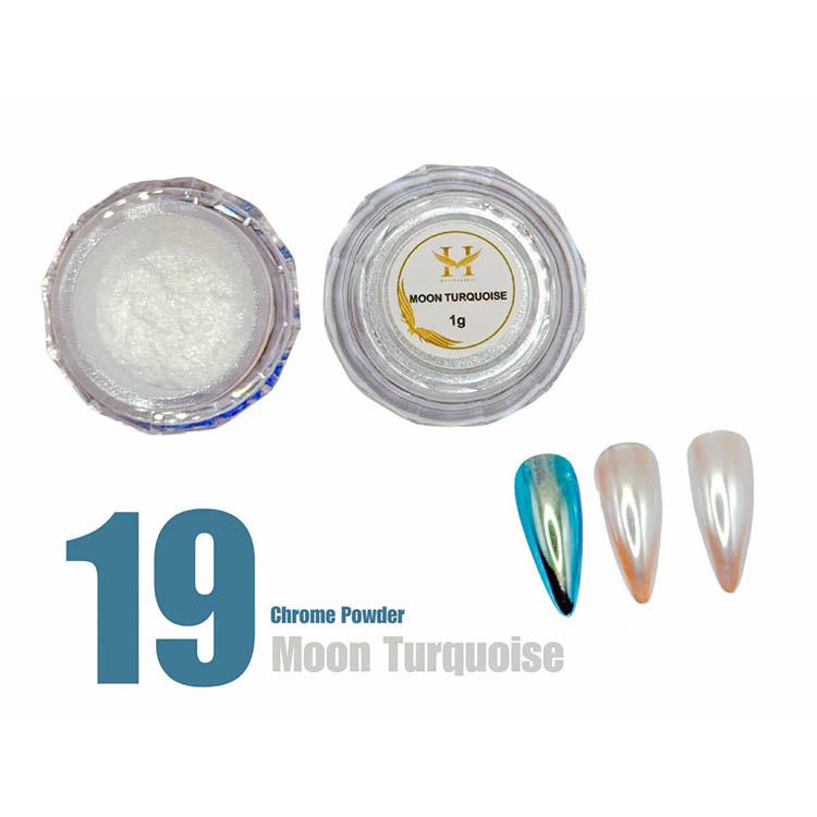 19 Moon Turquoise Chrome