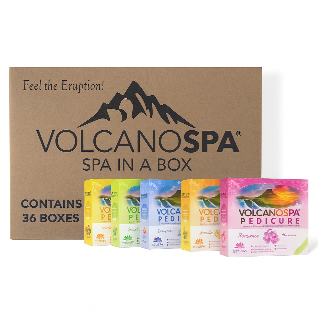 LA PALM Volcano Spa Pedicure 6 Steps (36 Kits/Case)