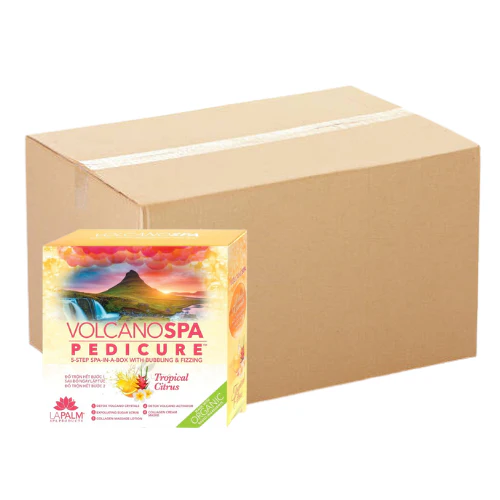 LA PALM Volcano Spa Pedicure 6 Steps (36 Kits/Case)