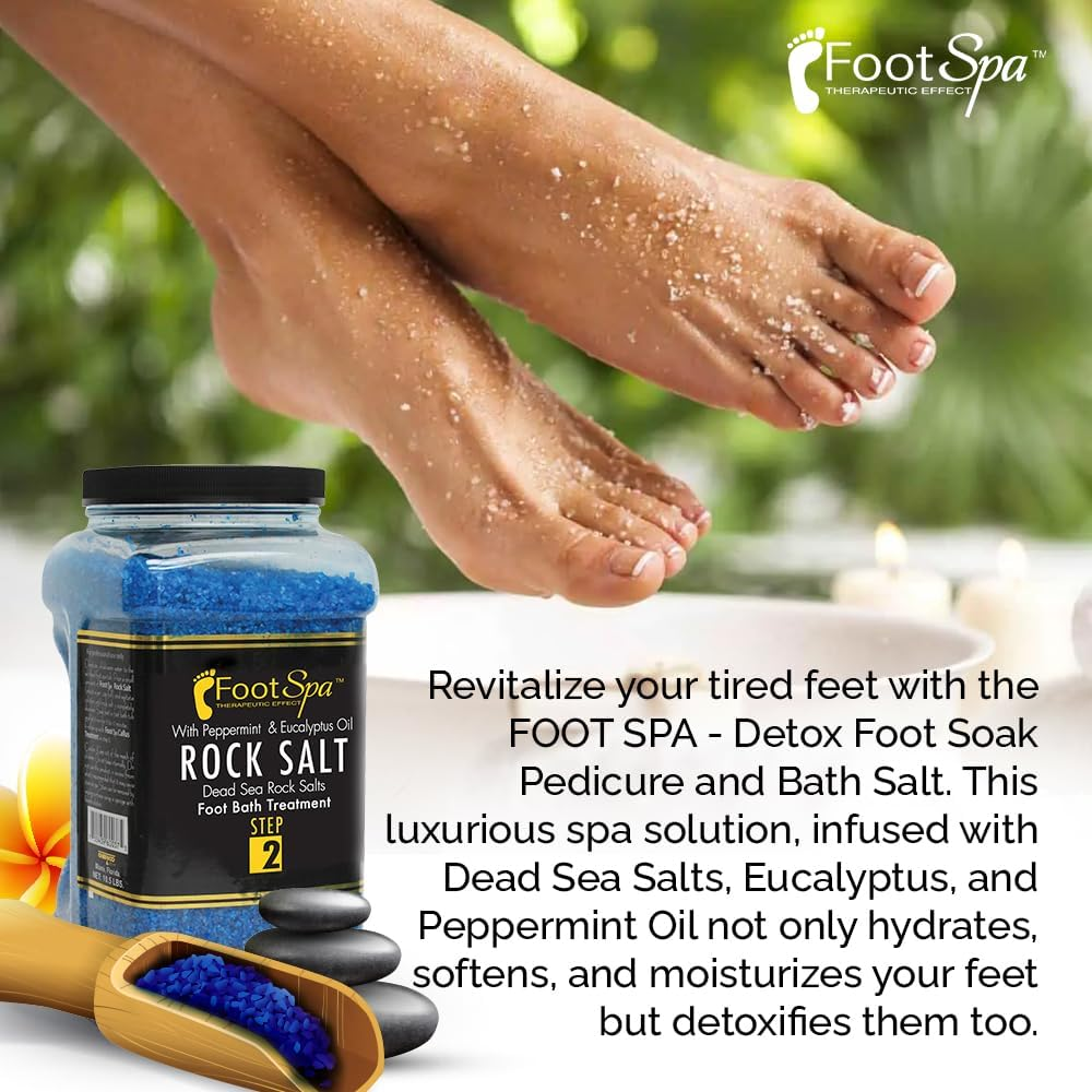 Foot Spa Step 2 - Pedicure Rock Salt (Gallon)