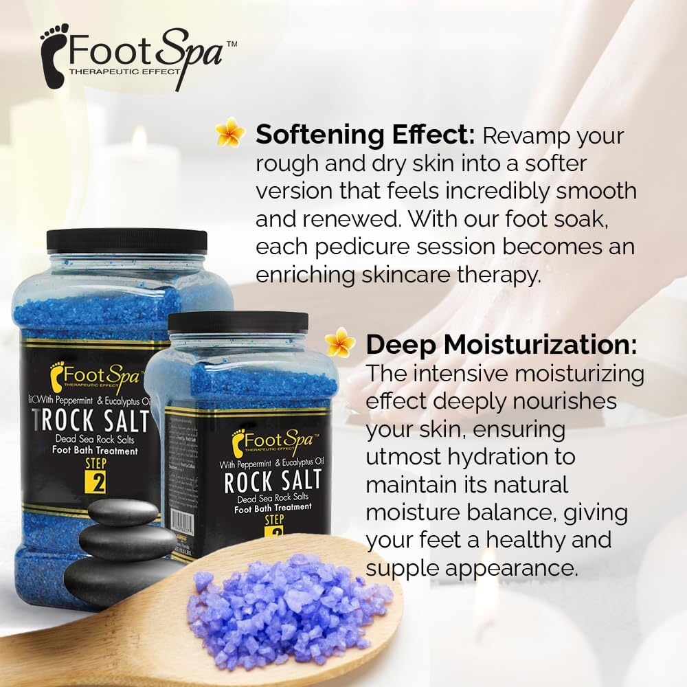 Foot Spa Step 2 - Pedicure Rock Salt (Gallon)