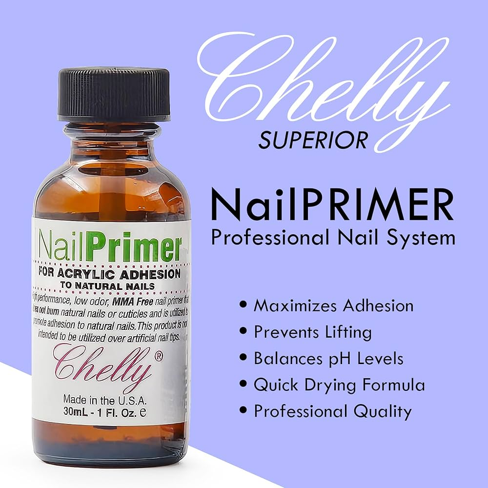 Chelly Nail Acrylic & Gel Acid-Free Primer (30ml)