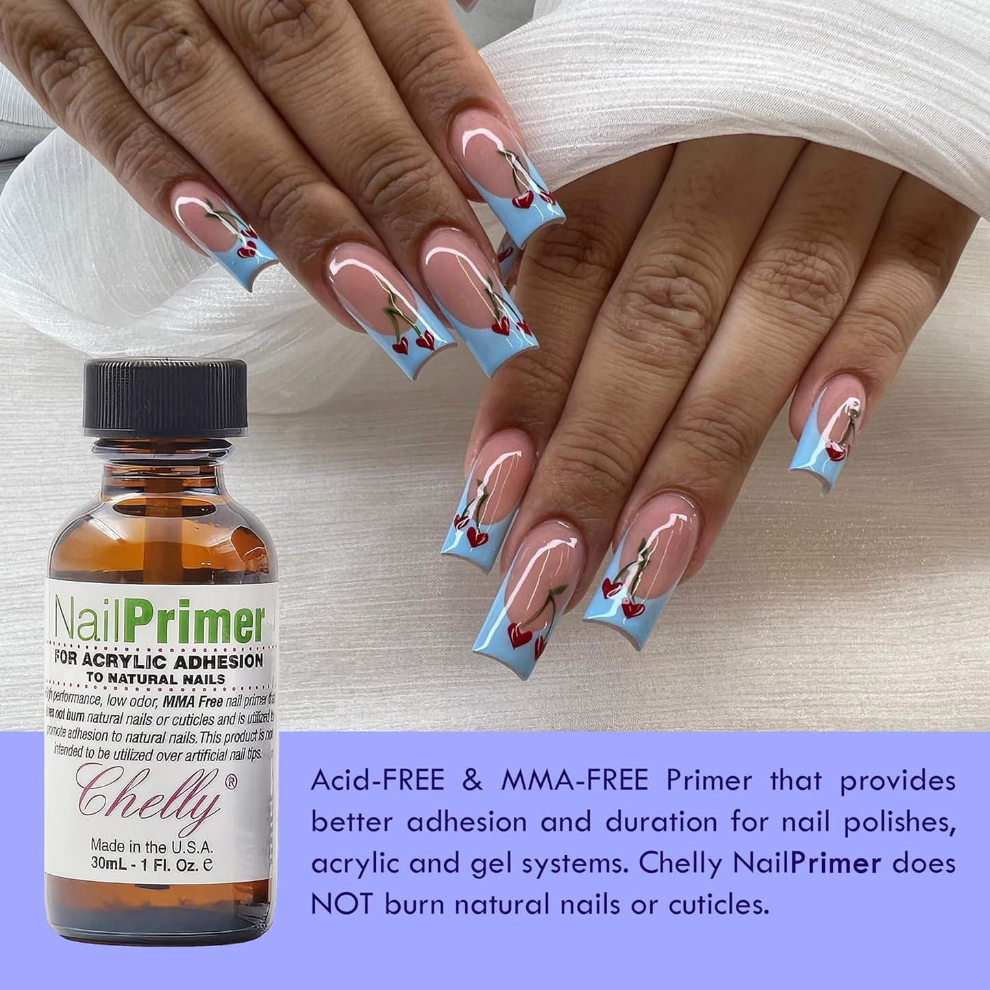 Chelly Nail Acrylic & Gel Acid-Free Primer (30ml)