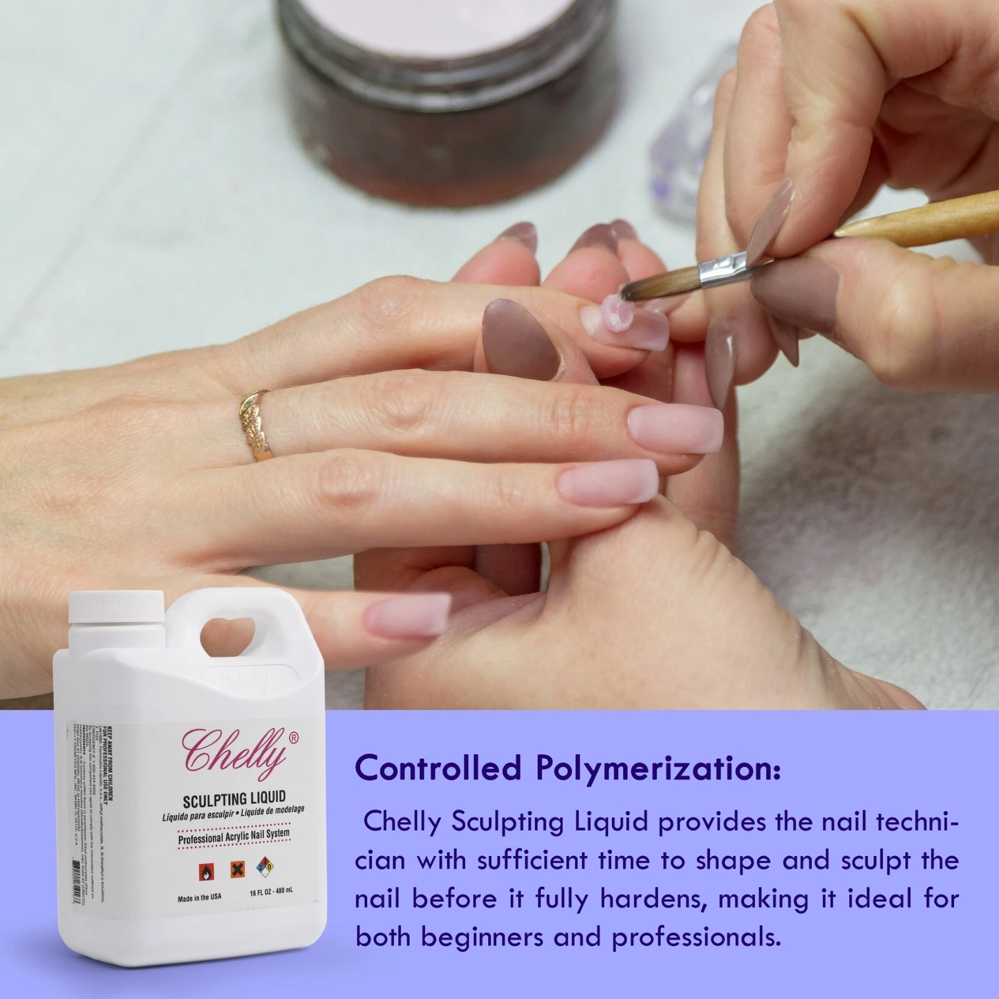 Chelly Sculpting Liquid Monomer (16oz)