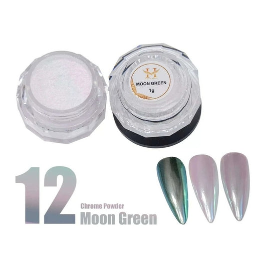 12 Moon Green Chrome