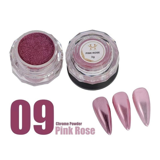 09 Pink Rose Chrome