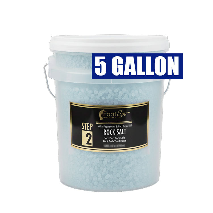 Foot Spa Pedicure Rock Salt (5 Gallon/Pail)