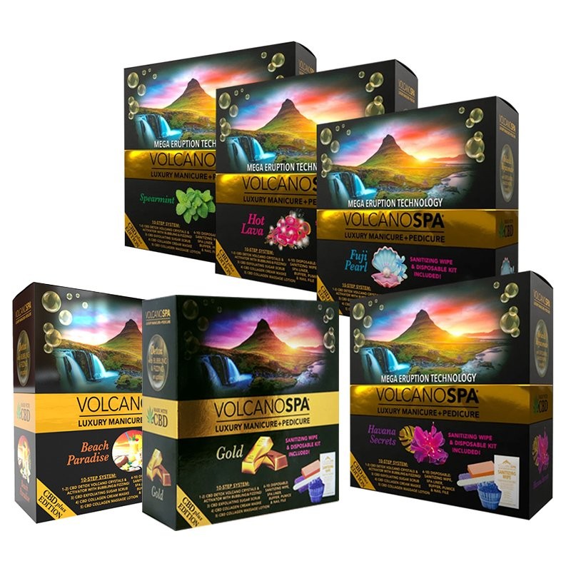 LA PALM VOLCANOSPA CBD+ Pedicure Kit (6 Steps)