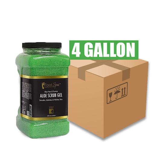 Foot Spa Aloe Vera Cleansing Scrub Gel (4 Gallon/Case)