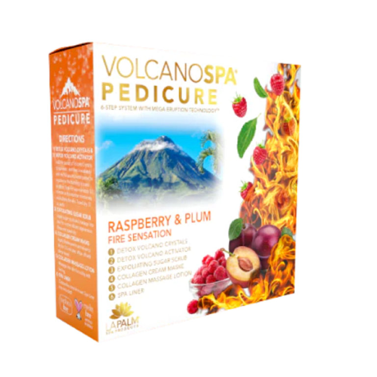 LA PALM VOLCANOSPA in a Box Pedicure Kit (5-6 Step)