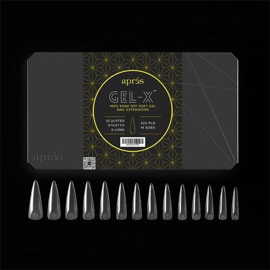 Apres Gel-X Soft Gel Tips - Stiletto XL
