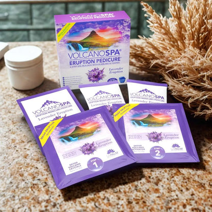 LA PALM VOLCANOSPA in a Box Pedicure Kit (5-6 Step)