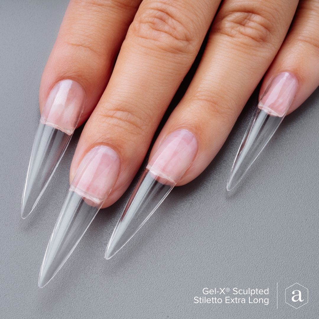 Apres Gel-X Natural Stiletto Extra Long Box of Tips - Pro (420pcs)