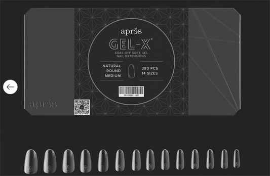 Apres Gel-X Soft Gel Tips - Round M