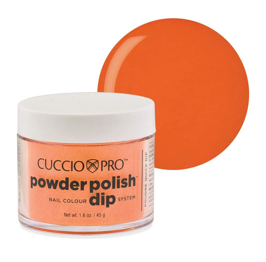 Cuccio Pro Powder Polish Nail Colour #5583 Carrot Orange
