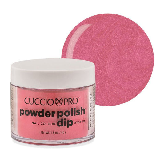 Cuccio Pro Dipping Powder #5597 Rose W/Rainbow Mica