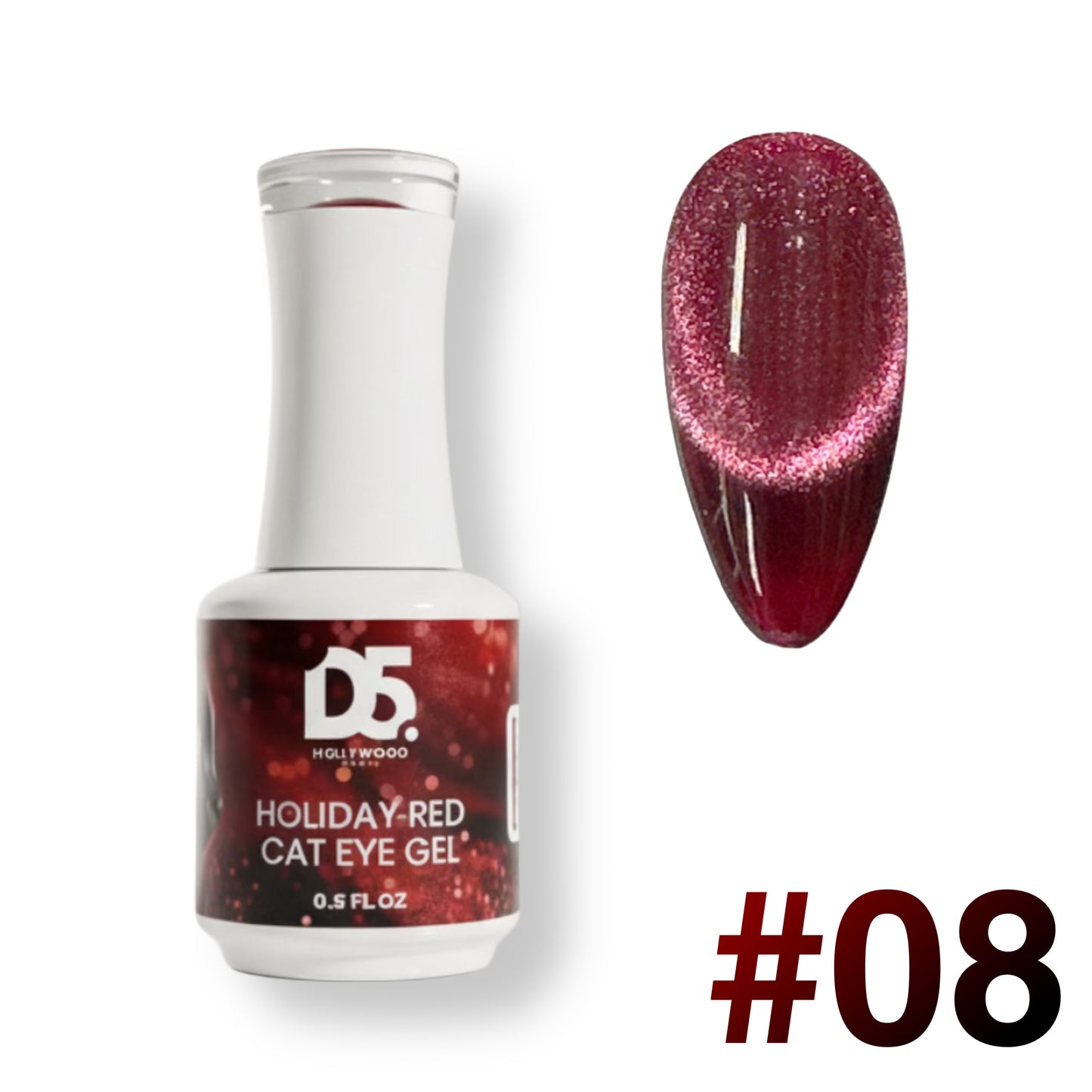 Holliday Red Cat Eye Gel #08