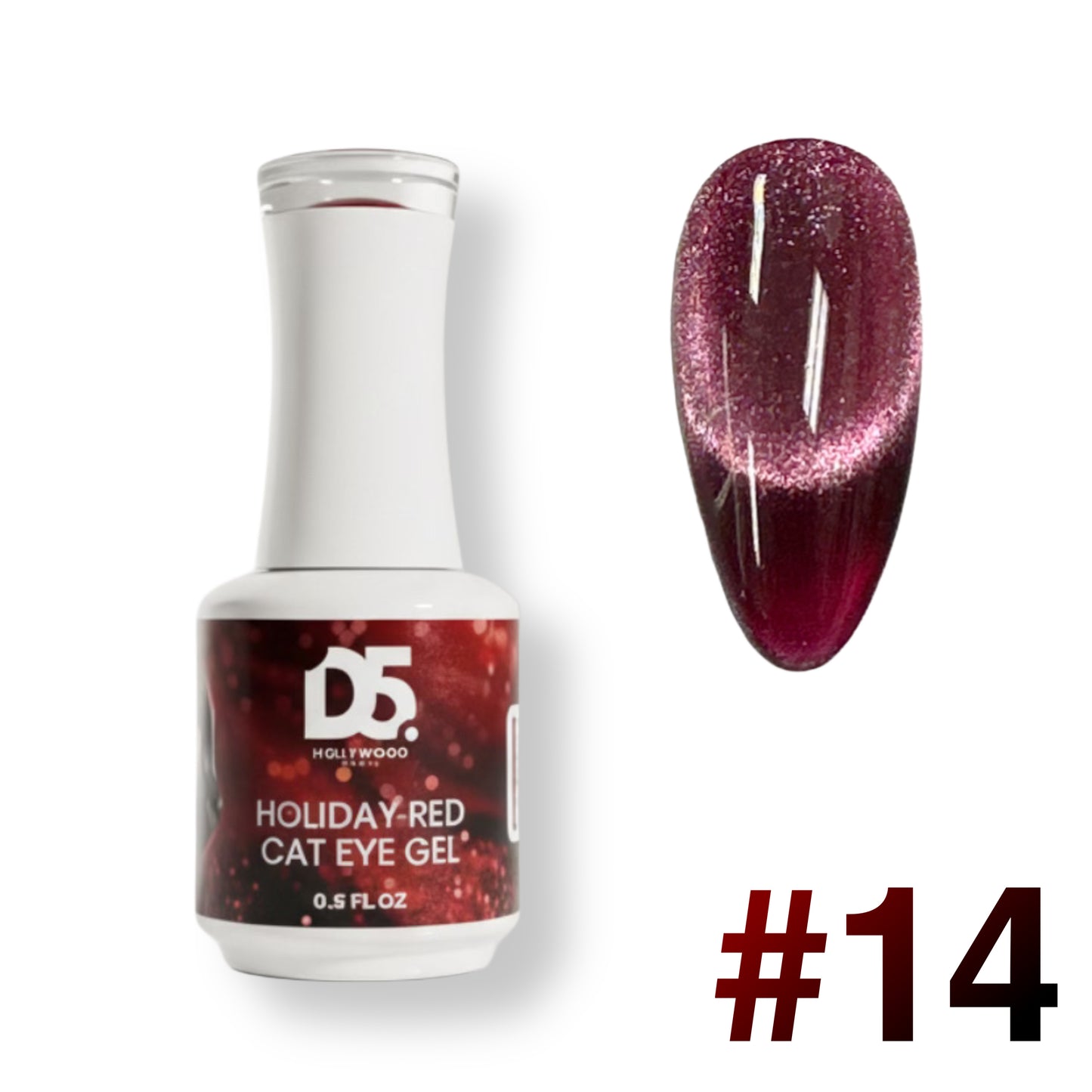 Holliday Red Cat Eye Gel #14