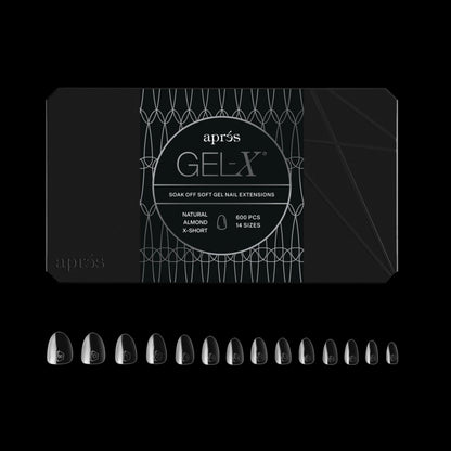 Puntas de gel suave Apres Gel-X - Almendra XS